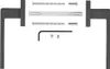 A set of door hardware components laid out on a white background. Produktbild-Vorschau