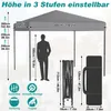 LZQ Pop-Up Pavillon 3x3 m Faltpavillon für Garten & Produktbild-Vorschau 2