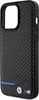 A black iPhone case with a carbon fiber texture and BMW branding. Anteprima dell’immagine prodotto
