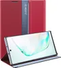 Galaxy Note 10+ Plus Case, Slim Flip Leather Case with Voir les images du produit 1