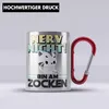 Trendation - Gamer Edelstahl Tasse Karabiner Spruch Gaming Produktbild-Vorschau 2