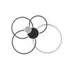 Just Light LED Deckenleuchte Papilon Schwarz/Grau 85x67cm Produktbild-Vorschau 6