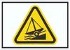 Schild Warnung Bootsrampe Symbol A5 Rückseite selbstklebend Produktbild-Vorschau 1