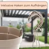 Blumenampel 3er Set Blumentopf Hängend Hängeblumentopf Produktbild-Vorschau 3