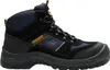 A side view of a black and blue Dockers safety boot. Produktbild-Vorschau