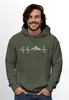 Hoodie Herren Print Wandern Berge Herzschlag Outdoor Produktbild-Vorschau 2
