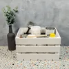 Creative Deco 3 x Holzkiste Weiß | 40 x 30 x 23 cm | Deko Produktbild-Vorschau 5
