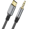 deleyCON 1,5m USB-C auf 3,5mm Audio AUX Kabel Adapter Produktbild-Vorschau 1