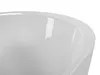 BELIANI Badewanne Weiß Acryl 160 x 75 cm Oval Freistehend Produktbild-Vorschau 8