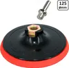 Polierteller 125 mm Stützteller Klett Schleifteller für Produktbild-Vorschau 1