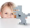 Simba Blox 100 Graue 8er Steine in Dose, Bausteine, Anteprima dell’immagine prodotto 5