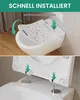 ANYCEE Toilettendeckel mit Absenkautomatik 46x36.5 CM, WC Produktbild-Vorschau 5
