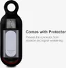 A close-up marketing image of a black USB-C infrared remote control with a protective cover. Náhľad obrázku produktu