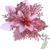 12 Stück glitzernde Weihnachtssterne, 14 cm, künstliche Produktbild-Vorschau 1