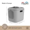 Rotho Katzentoilette mit Haube Bea XL – 61,4 x 49,5 x 57,3 Produktbild-Vorschau 7