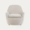 HOMLA Sessel SOFIERO aus beigem Stoff, 74,5 x 72,5 x 75,5 Produktbild-Vorschau 2