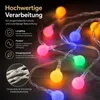 LED Lichterkette bunt 3m – 20 Kugeln, batteriebetrieben, Produktbild-Vorschau 7