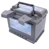 A car battery is shown from a slightly elevated angle against a white background. Produktbild-Vorschau
