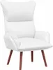 vidaXL Fauteuil blanc 69 x 74 x 93 cm similicuir Voir les images du produit 1