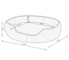 Dehner Lieblinge Hundebett und Katzenbett Sammy, oval, ca. Produktbild-Vorschau 3