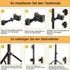 10 Zoll LED Ringlicht mit Stativ, dimmbar 3 Lichtmodi 11 Produktbild-Vorschau 2