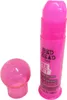 A pink bottle of Tigi Bed Head After Party Super Smoothing Cream with its cap off to the side. Podgląd zdjęcia produktu