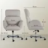 Ergonomischer Samt-Bš¹rostuhl, Bš¹rostuhl mit hoher Produktbild-Vorschau 5