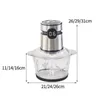 Zimilo 3L Glas-Fleischwolf mit Touchscreen, 500W Produktbild-Vorschau 5