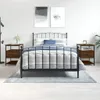 vidaXL Nachttische 2 Stk. Braun Eichen-Optik 40x42x56 cm Produktbild-Vorschau 2