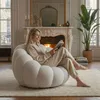 MENZZO Fauteuil design coquillage Arielina Tissu bouclette Voir les images du produit 8