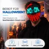 LED Halloween maska, ovladatelná – zářící maska inspirovaná Náhled obrázku produktu 7