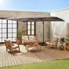 sweeek - Rechteckiger Ampelschirm 3x4 m - Taupe Produktbild-Vorschau 6