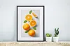 MuchoWow® Gerahmtes Poster Orange - Obst - Marmor 30x40 cm Produktbild-Vorschau 6