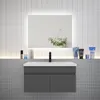Badezimmer Badmöbel 80 cm Keramik Waschtisch mit Produktbild-Vorschau 2