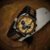 Holzwerk BEELITZ Herren Edelstahl & Holz Uhr Chronograph Produktbild-Vorschau 3