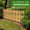 Holzpaket für Gartenzaun Lattenzaun inkl. Schrauben 180 cm Produktbild-Vorschau 3