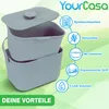 YourCasa Biomülleimer Küche 5L - Komposteimer für Produktbild-Vorschau 8