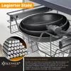KESSER® Tiroir télescopique en acier inoxydable chromé, Voir les images du produit 8