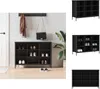 vidaXL Schuhregal Schwarz 100x35x70 cm Holzwerkstoff -  Produktbild-Vorschau 1