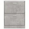 vidaXL Szafka na buty betonowa szara 59x17x81 cm materiał Podgląd zdjęcia produktu 5