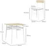 HOMCOM Ensemble table et chaises, table de cuisine avec Voir les images du produit 5