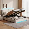 Letto idraulico INONEFT, 160 x 200 cm, letto imbottito con Anteprima dell’immagine prodotto 3