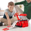 Malplay základňa hasičskej stanice na parkovisku s 3 autami Náhľad obrázku produktu 8