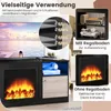 Mobile TV COSTWAY con luci LED per TV 65", mobile TV con Anteprima dell’immagine prodotto 5