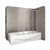 BADLAND Duschabtrennung 5-teilig Idea 120x140cm 5mm Glas Produktbild-Vorschau 3