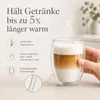 LAPRESO® Latte Macchiato Gläser doppelwandig 6er Set 350ml Produktbild-Vorschau 2