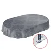 Tischdecke Wachstuch Ornamente Grau Robust Wasserabweisend Produktbild-Vorschau 2