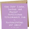 Mr. & Mrs. Panda Grußkarte Spruch 1. Hochzeitstag Produktbild-Vorschau 1