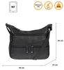 Bolso de hombro para mujer Christian Wippermann, tamaño Vista previa de la imagen del producto 3