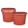 BigDean 6X Blumentopf Ø 25 cm Farbe Terrakotta Kunststoff Produktbild-Vorschau 1
